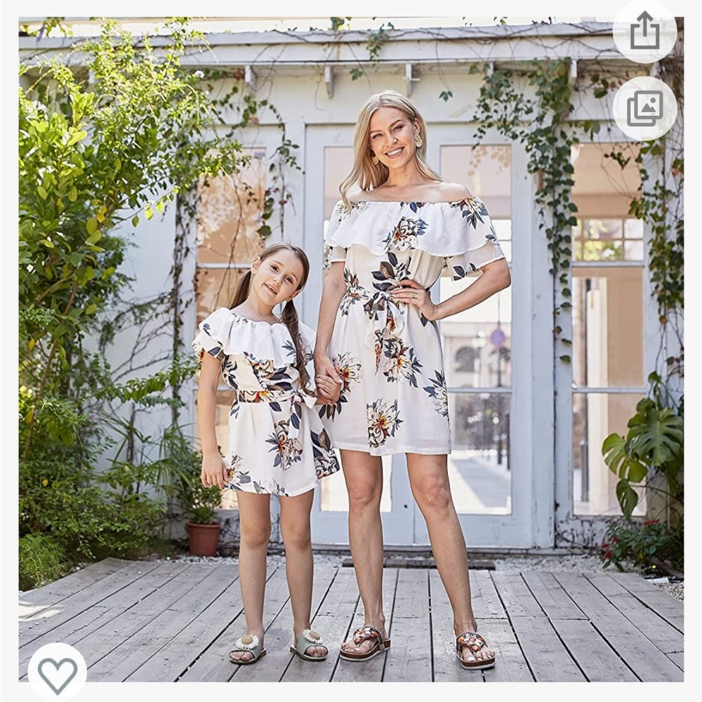 Mommy and me matching dresses- 3T and Mom M
